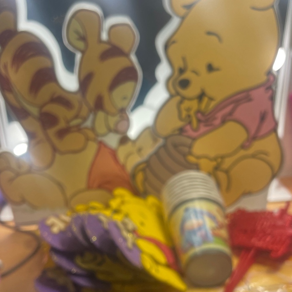 Party Supplies Set - Yellow and Purple